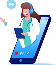 Image of 24/7 virtual medical consulting